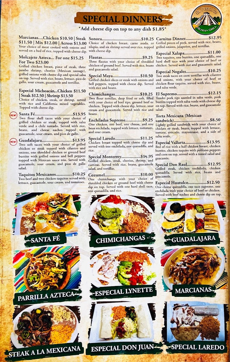 El Pueblito Mexican Restaurant Menu - Image 4